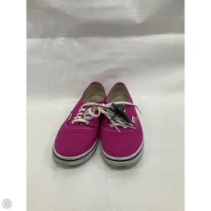 Shoes Sneakers By Vans In Pink, Size: 6.5