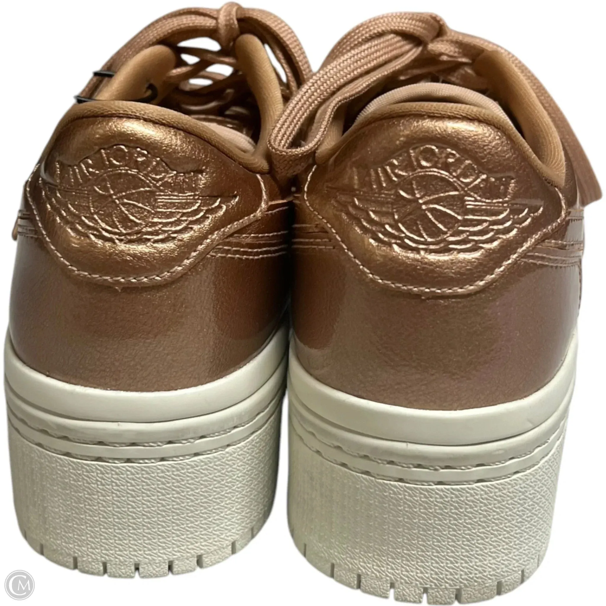Shoes Sneakers Platform By Nike In Pink & Yellow, Size: 8