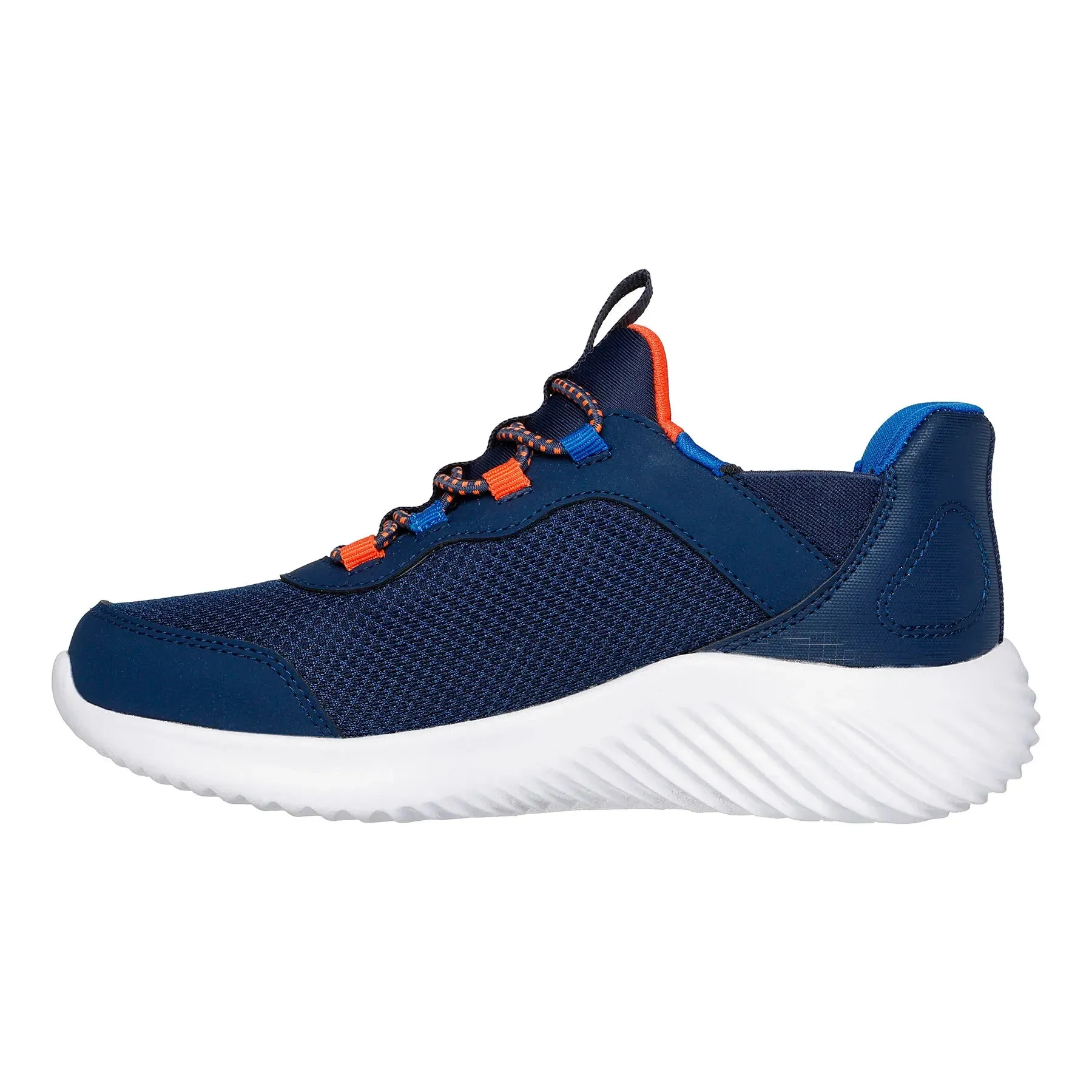 Skechers Shoes Kids Slip-Ins: Bounder - Brisk - Burst Navy Blue