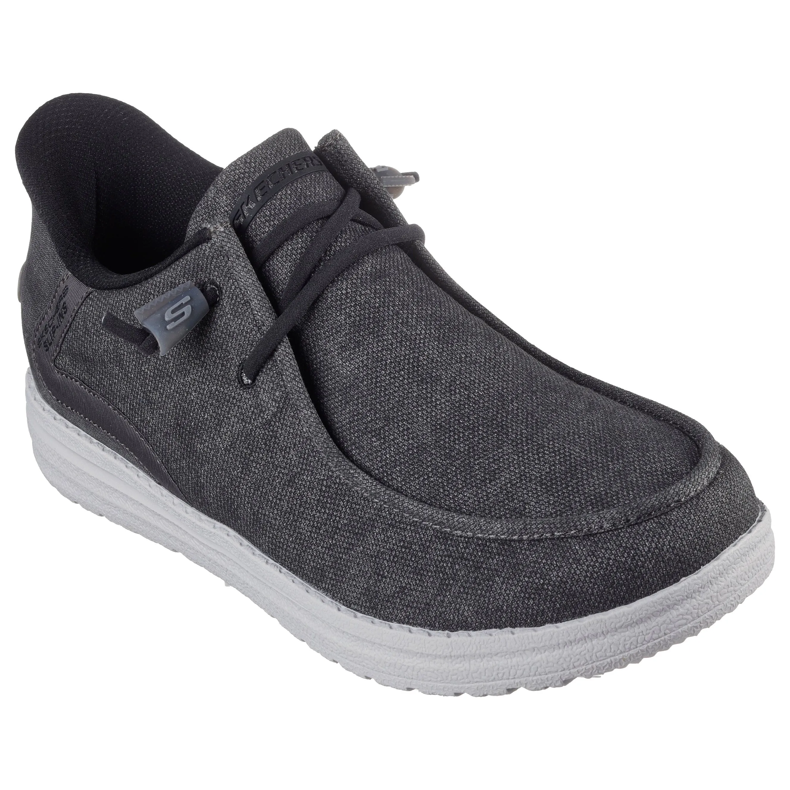Skechers Shoes Men's Slip-Ins Relaxed Fit: Melson - Coronado Black/Grey