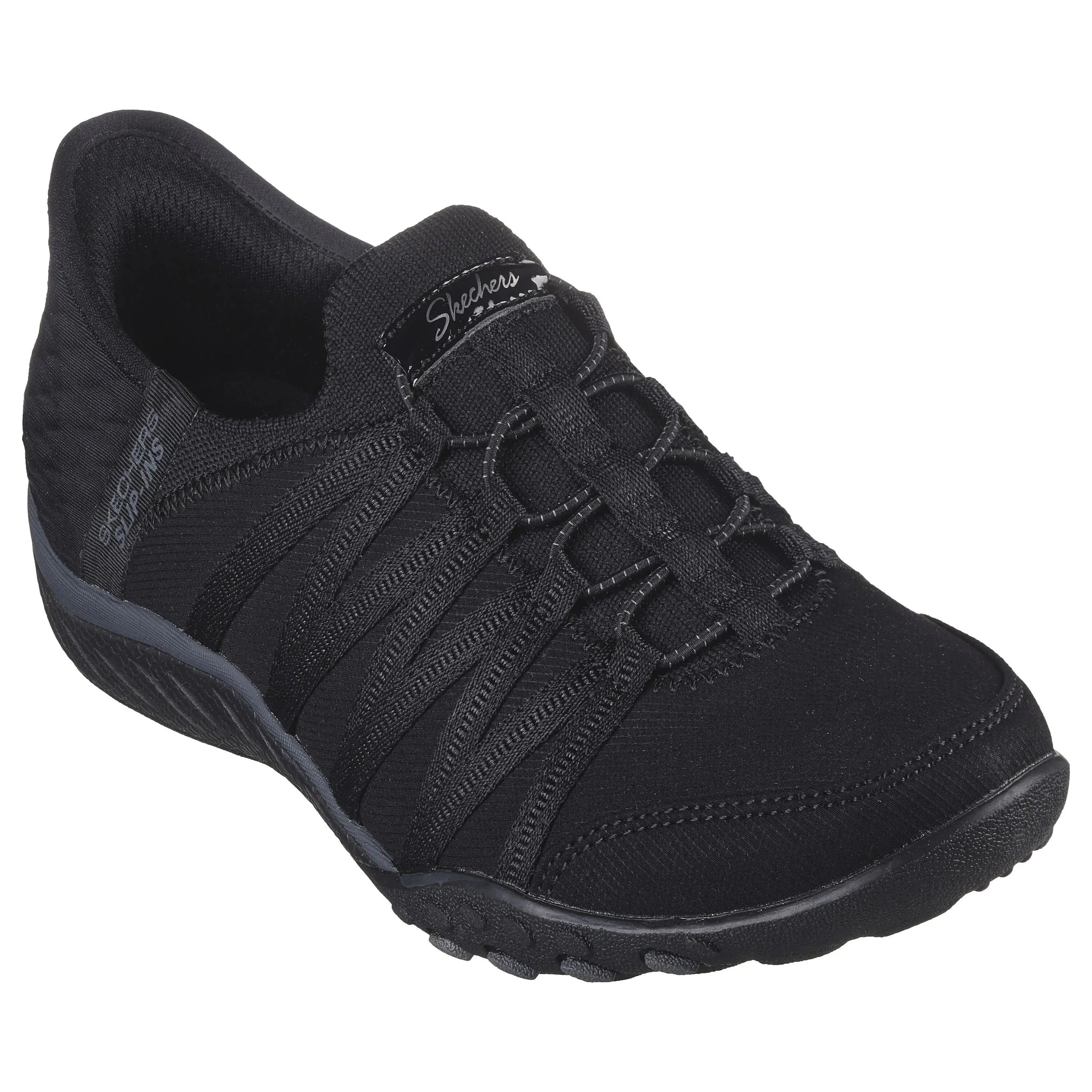 Skechers Shoes Women's Slip-Ins: Breathe-Easy-Roll-With-Me Black