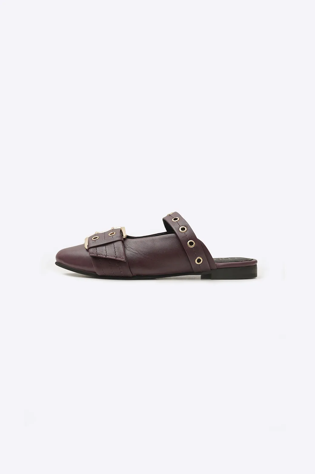 STATEMENT LEATHER MULES