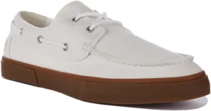 Timberland A5Zdn Union Wharf Boat Shoes In White For Men Shoes Timberland