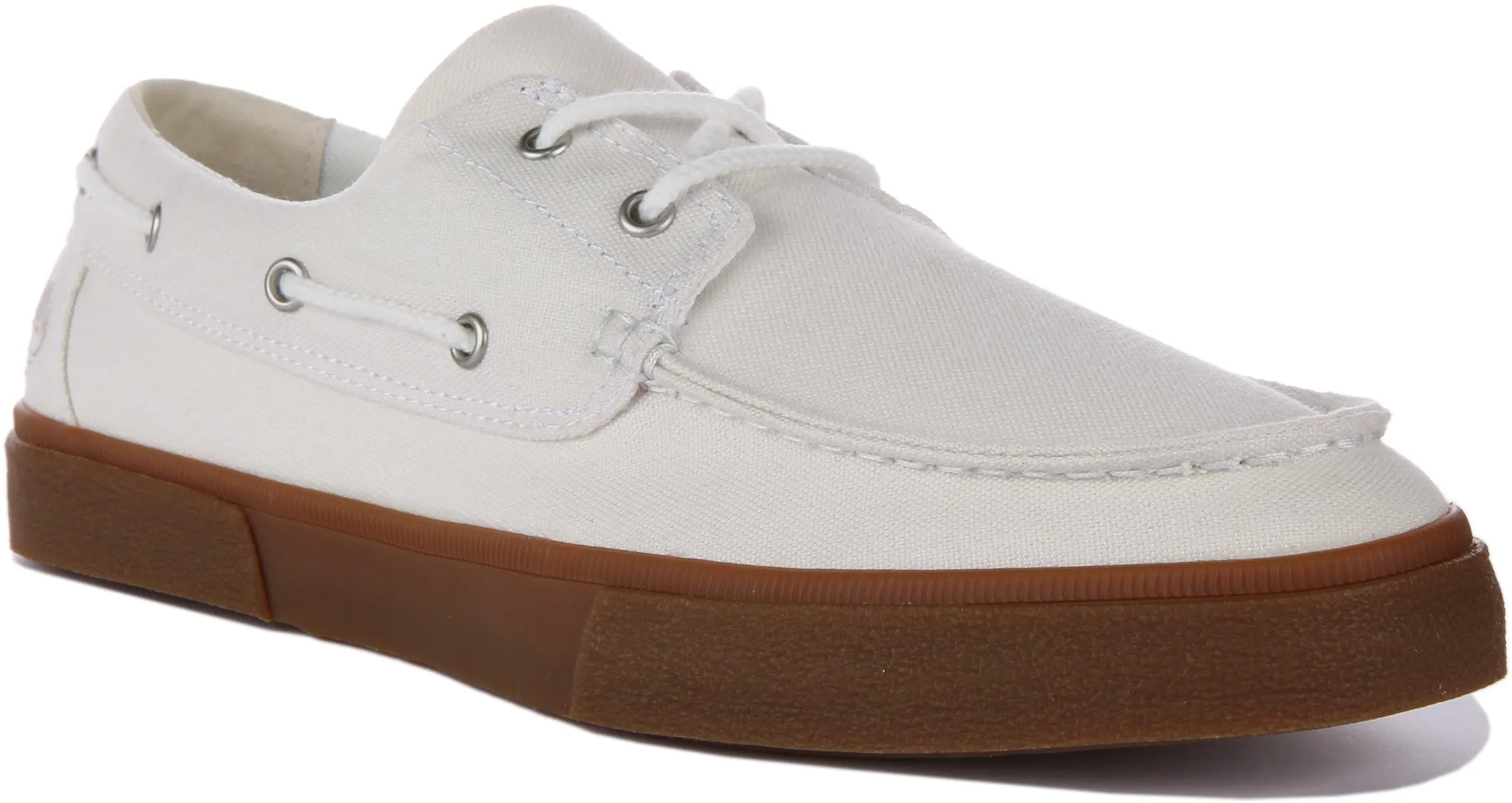 Timberland A5Zdn Union Wharf Boat Shoes In White For Men Shoes Timberland