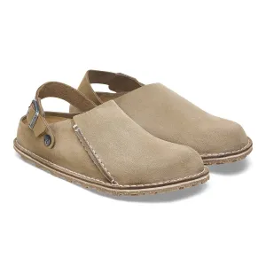 Women's Lutry Premium Suede Clog In Grey Taupe