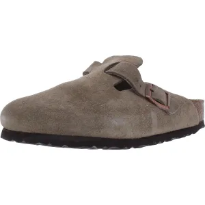 Womens Suede Slip On Mules